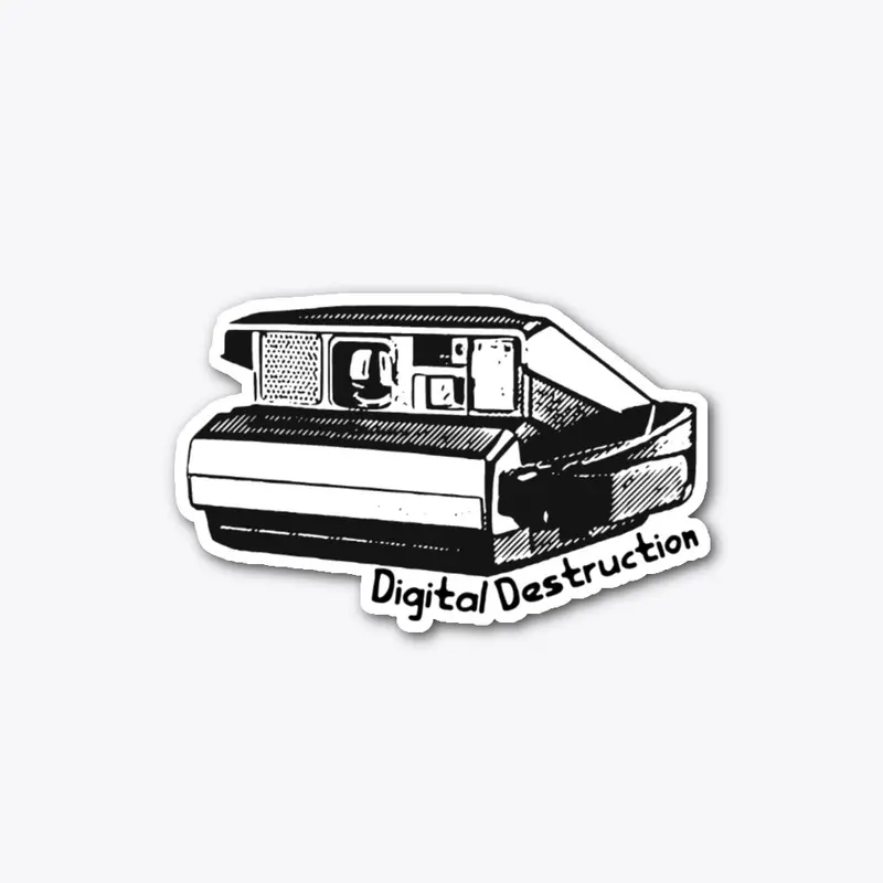 D/D/Die Cut Sticker